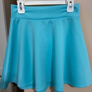 Light Blue Skater Skirt